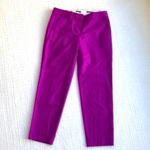 J Crew factory wool skimmer cropped pants